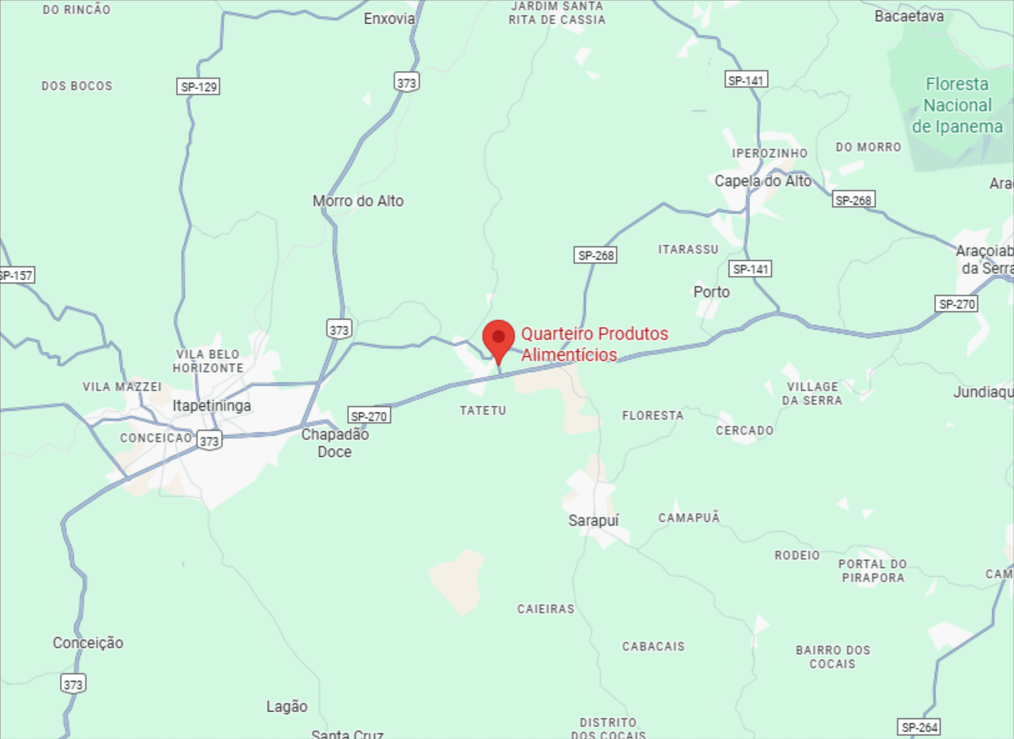 Mapa da Empresa - SP